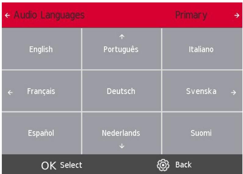 THOMSON 24HD2S13 - Langues audio - 1