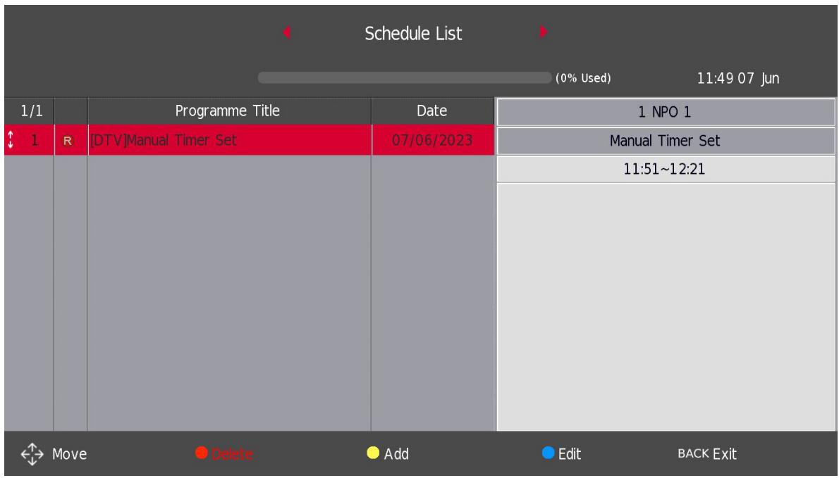 THOMSON 24HD2S13 - List deProgramming - 1