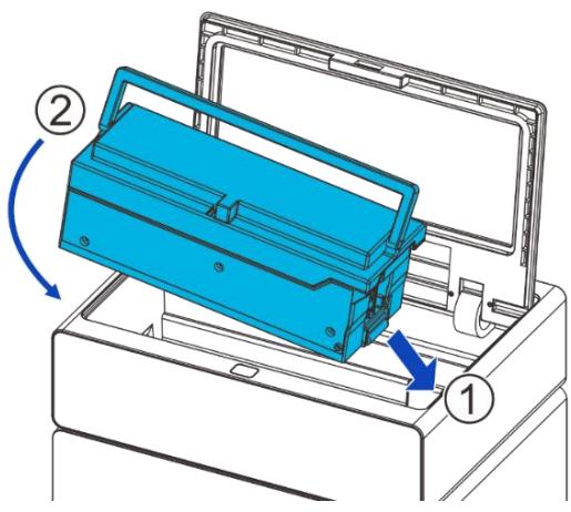 Dascom DC-8600 - Adjust the card inlet according to the thickness of the cards - 3