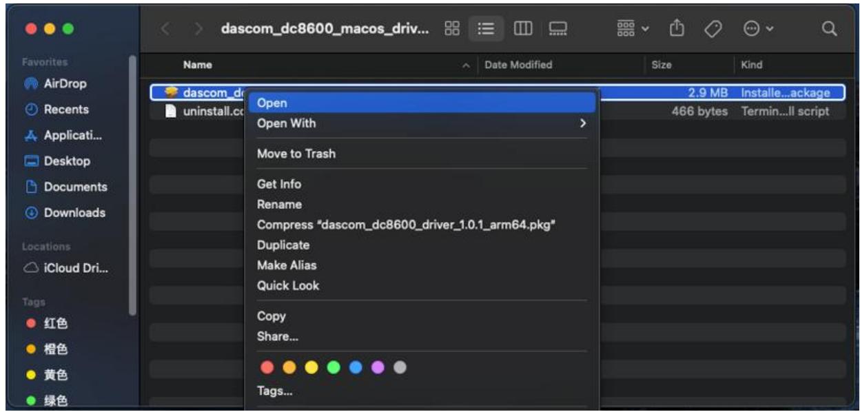 Dascom DC-8600 - Installing - 1
