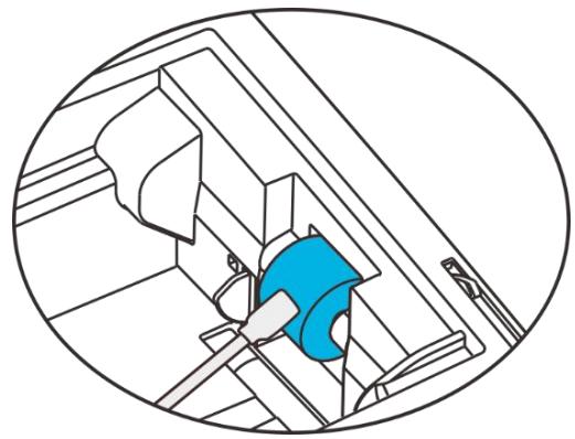 Dascom DC-8600 - Cleaning the Feeding Roller - 2