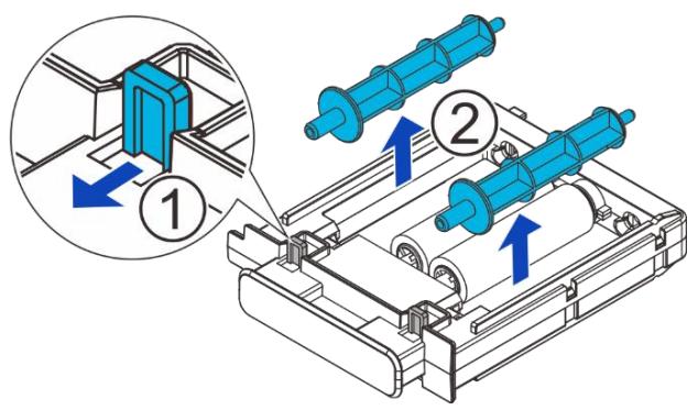 Dascom DC-8600 - Replacing the Cleaning Roller - 3