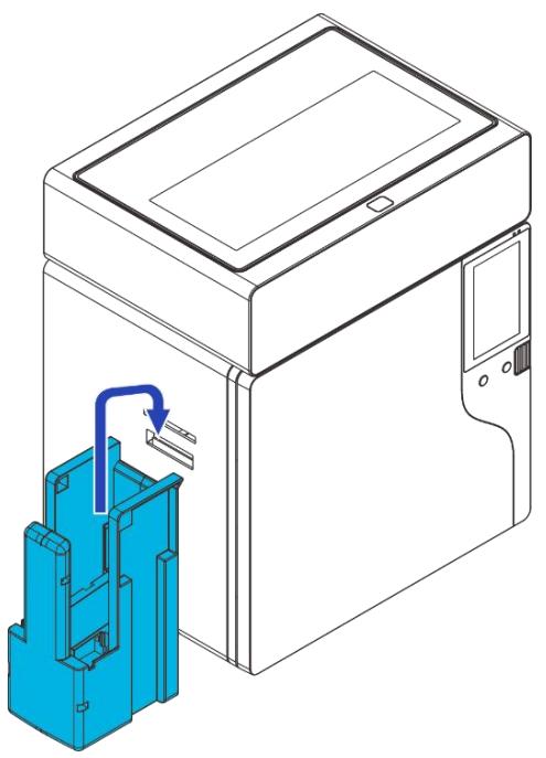 Dascom DC-8600 - Installing the Output Tray - 1