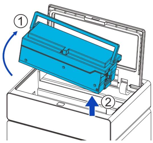 Dascom DC-8600 - Adjust the card inlet according to the thickness of the cards - 1