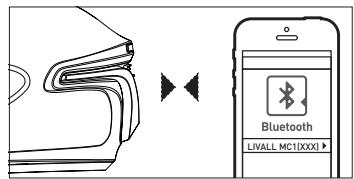 LIVALL MC1 Pro - Connectez-vous au téléphone Bluetooth - 1