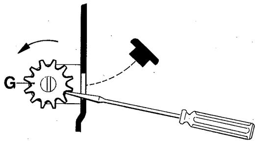AEBI TP 45 S - Réglage (fig. 7) - 2