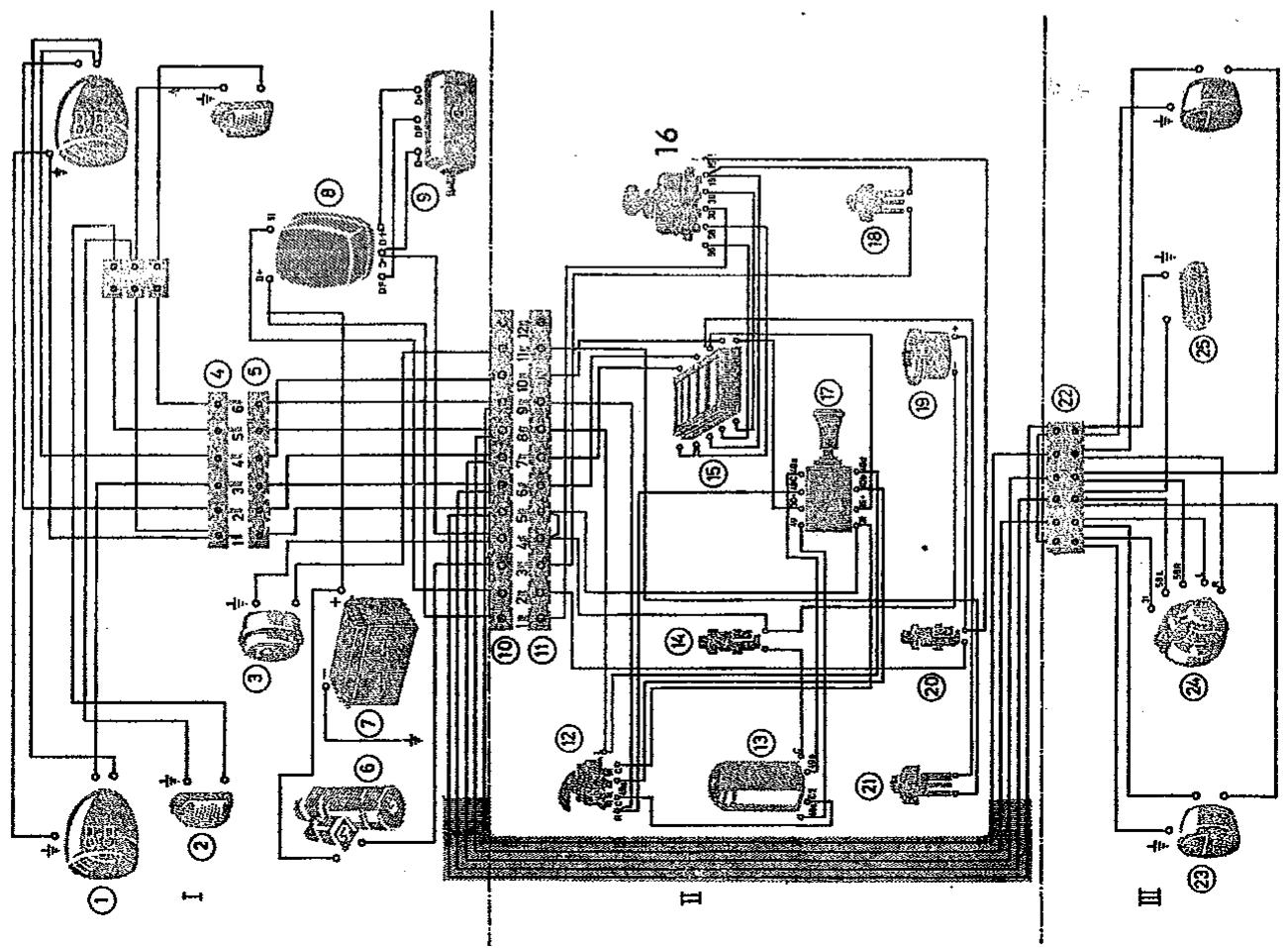 Agria 6700 - Designation des postes du schema électrique de la page 18 - 1