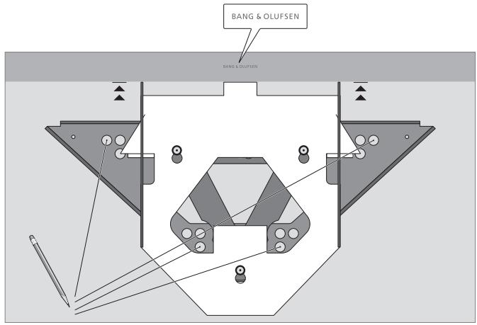 BANG & OLUFSEN BeoLab 10 - Pour fixer le support mural - 1