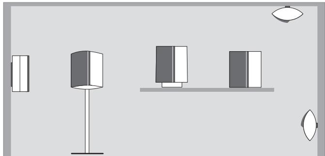 BANG & OLUFSEN BeoLab 4000 - Procedez comme suit : - 1
