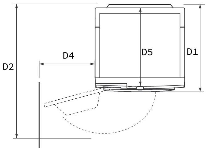 HAIER HWD100-B14367U1 - Dimensions du produit - 2
