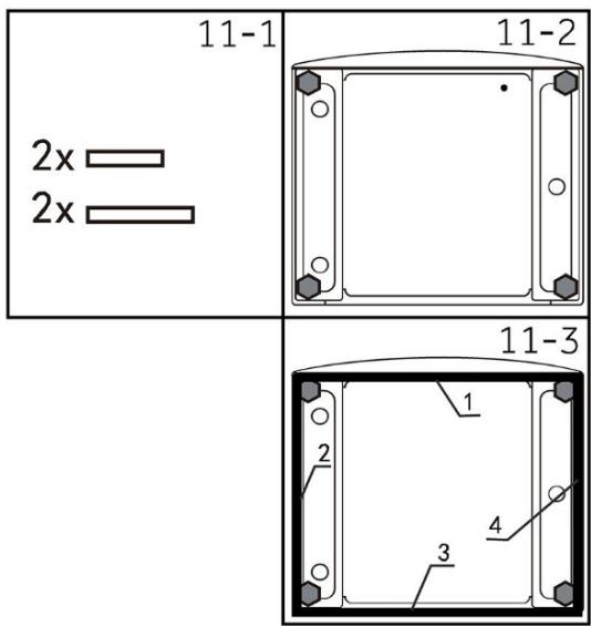 HAIER HWD100-B14367U1 - FACULTATIF : Installation de patins de réduction du niveau sonore - 1