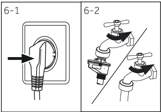HAIER HWD100-B14367U1 - Raccordement à l'eau - 1
