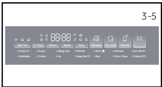 HAIER HWD100-B14367U1 - Touches de fonction - 1