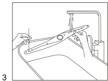 Linärie LFDW1446DFSB, LFDW1446DFSS - Nettoyage des bras de pulverisation - 3