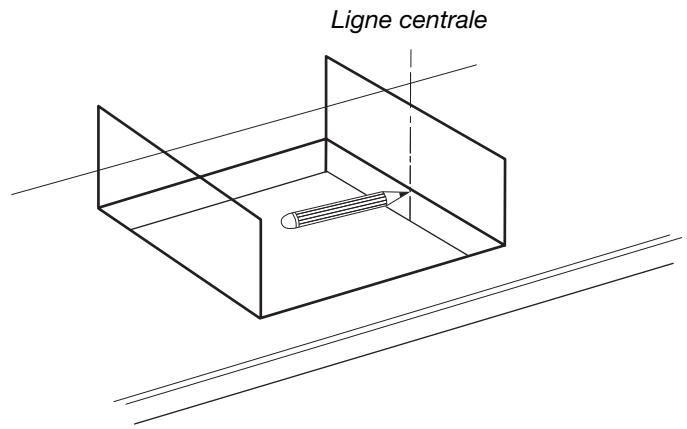 MAYTAG MCIT8030SB, MCIT8036SB - Installation des supports dans le plan de travail en bois : - 1