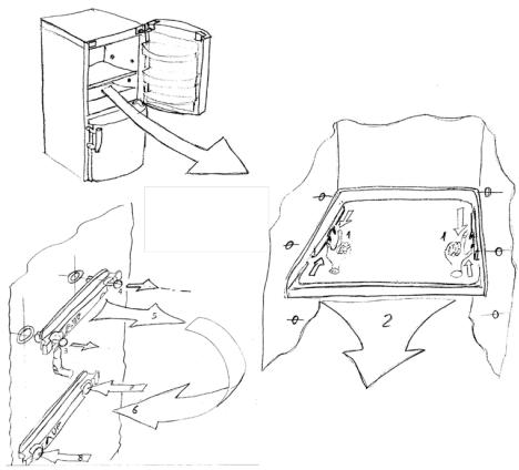 WHIRLPOOL ARC 6680/IX - MODIFICATION DE LA POSITION DES CLAYETTES DANS LE RÉFRIGÉRATEUR (SELON LE MODÈLE) - 1