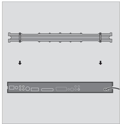 BANG & OLUFSEN BeoCenter 2 / boitier de prises - Emplacement de I'elément master et du boitier de prises ... - 5