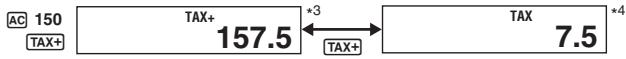 CASIO S100X - Taux de taxa = 5% - 1