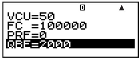 CASIO FC-100V (2nd edition / FINANCIAL CONSULTANT) - Exemple 1 : calculer la quantité des ventes au seuil de rentabilité (QBE) - 6
