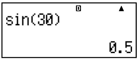 CASIO FC-100V - ■ Fonctions trigonométriques et trigonométriques inverses - 2