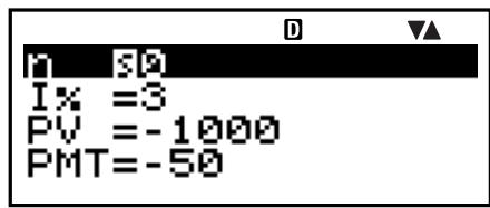 CASIO FC-100V - Utiliser les touches de raccourcis configurées dans un calcul - 1
