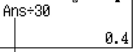 CASIO FC-200V (2nd edition / FINANCIAL CONSULTANT) - Utilisation de la mémoire de dernier résultat pour l'exécution d'une série de calculs - 2
