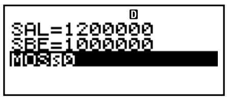 CASIO FC-200V (2nd edition / FINANCIAL CONSULTANT) - Exemple 1 : Calculer la marge de sécurité (MOS) - 2