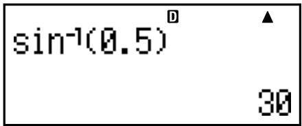 CASIO FC-200V (2nd edition / FINANCIAL CONSULTANT) - ■ Fonctions trigonométriques et trigonométriques inverses - 3