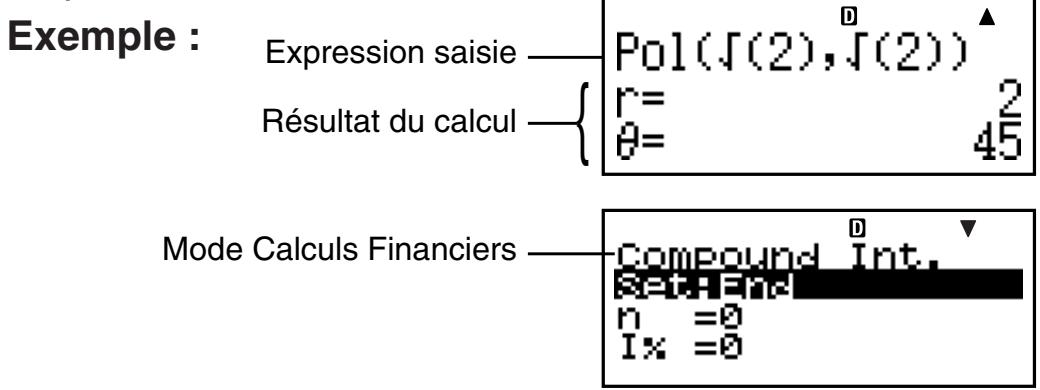 CASIO FC-200V (2nd edition / FINANCIAL CONSULTANT) - A propos de l'affichage - 1