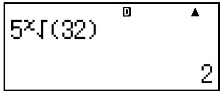 CASIO FC-200V (2nd edition / FINANCIAL CONSULTANT) - Example 3: 2^3 = 8 - 3