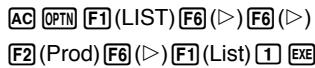 CASIO CFX-9850GB PLUS - Example - 1