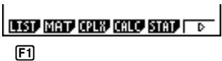 CASIO CFX-9850GB PLUS - - Pour entrer une liste par le nom - 1