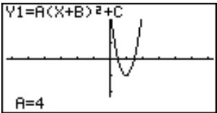 CASIO CFX-9850GB PLUS - Obtenir 10 fois le trace continu du graphe trace dans l'exemple précédent (page 184) - 9