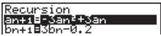 CASIO CFX-9850GB PLUS - Example 1 - 1