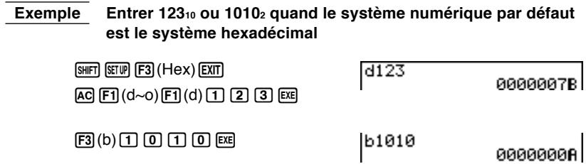 CASIO CFX-9850GB PLUS - 5-2 Sélection du système numérique - 2