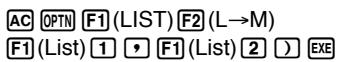 CASIO CFX-9850GB PLUS - Example - 1