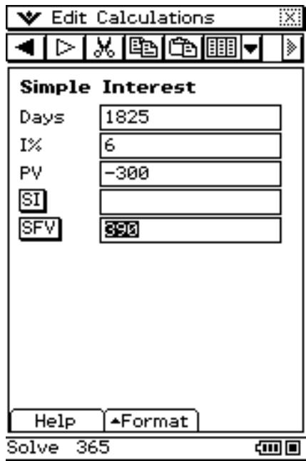 CASIO ClassPad 330 PLUS - Example 1 - 1