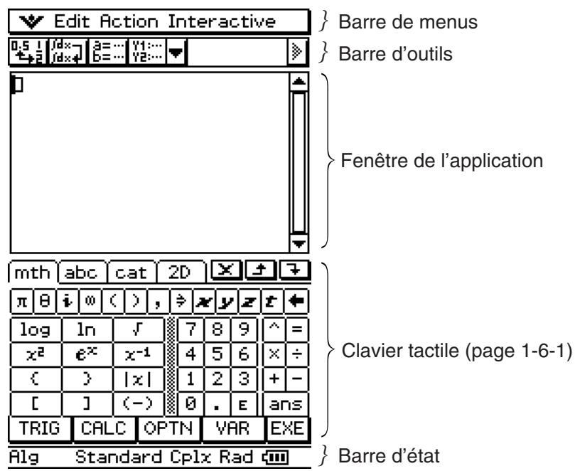 CASIO ClassPad 330 PLUS - Fenêtre d'application - 1