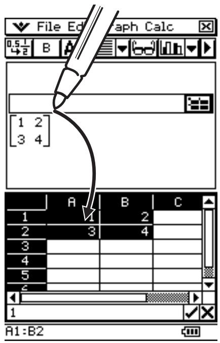 CASIO ClassPad 330 PLUS - - Opérations sur le ClassPad - 7