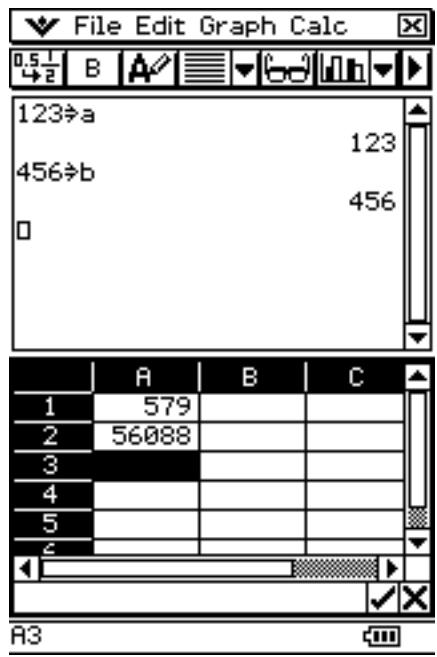 CASIO ClassPad 330 PLUS - - Opérations sur le ClassPad - 6