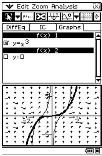 CASIO ClassPad 330 PLUS - Ecrans de la fenêtre de l'éditeur d'équations différentielles - 3