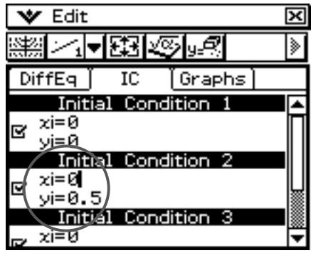 CASIO ClassPad 330 PLUS - - Spécifier l'épaissur des traits des courbes solutions - 1