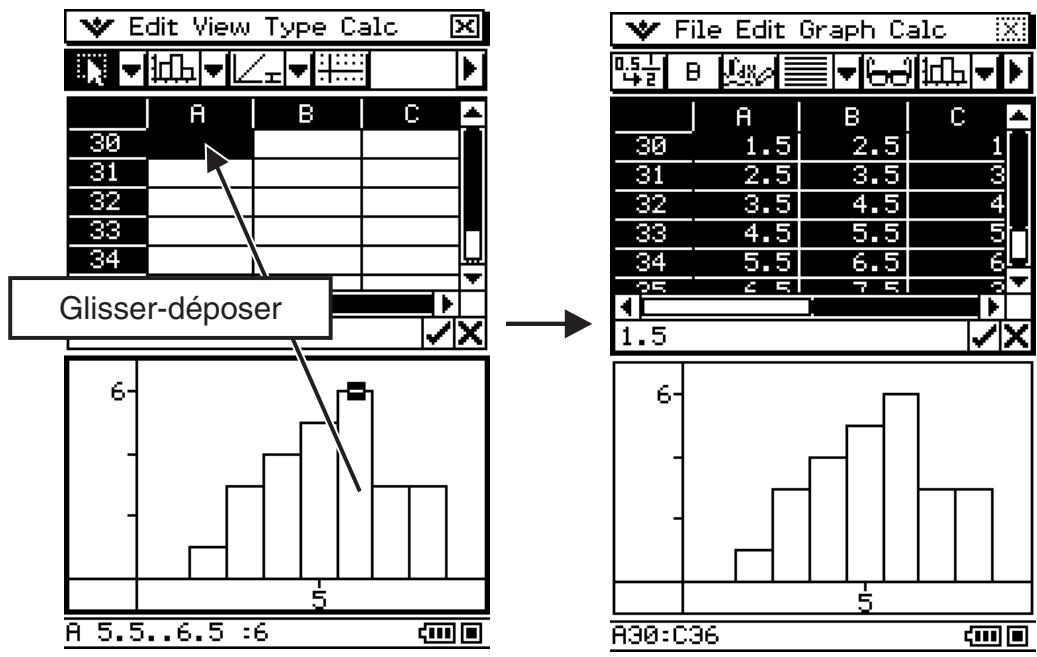 CASIO ClassPad 330 PLUS - - [Graph] - [Histogram] (1) - 3