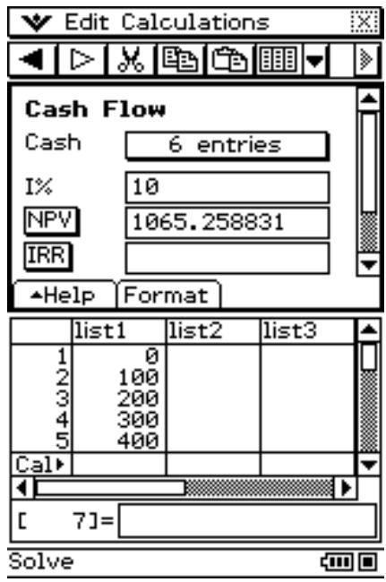 CASIO ClassPad 330 PLUS - ■ Example 1 - 1
