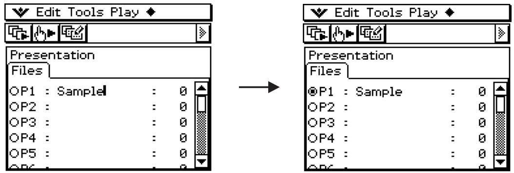 CASIO ClassPad 330 PLUS - - Créer une nouvelle presentation - 2