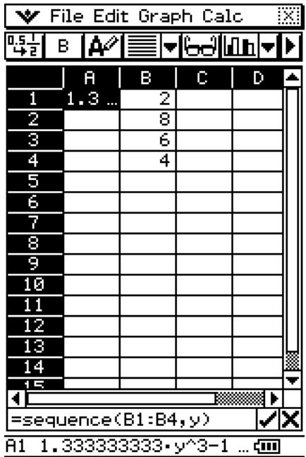 CASIO ClassPad 330 PLUS - - List-Calculus - polyEval - 2
