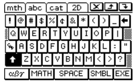CASIO ClassPad 330 PLUS - - Jeu de touches initial du clavier alphabétique (abc) - 2