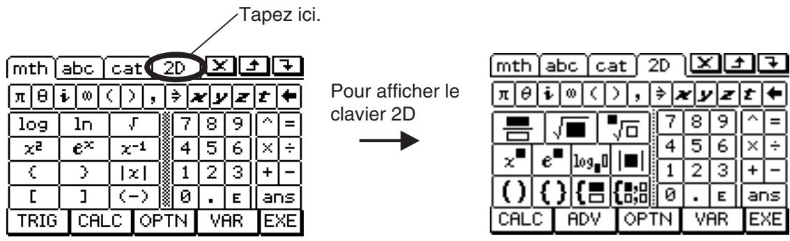 CASIO ClassPad 330 PLUS - Selection d'un style de clavier tactile - 1