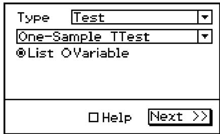 CASIO ClassPad 330 PLUS - - Opérations avec l'assistant Statistiques - 1