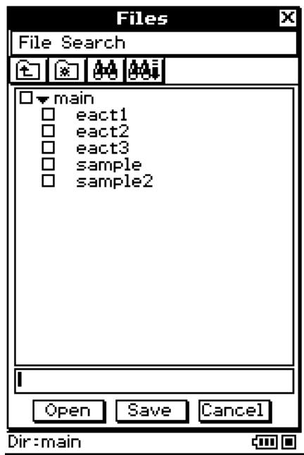 CASIO ClassPad 330 PLUS - Gestion des fichiers eActivity - 3